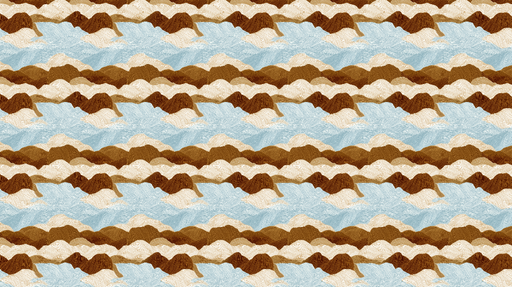 Papier peint montagnes colorées Motifs ondulés évoquant des paysages naturels