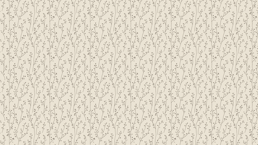 Papier peint motifs de branches Élégants dessins de branches délicates sur fond crème