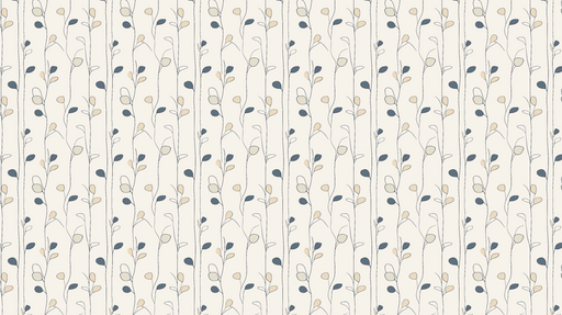 Papier peint motifs de feuilles Des tiges délicates et des feuilles aux tons neutres sur fond clair