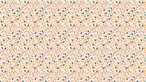 Papier peint motifs de feuilles Éclats de couleurs sur fond pastel