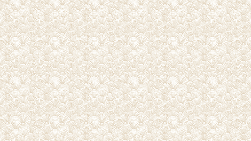 Papier peint motifs de feuilles Élégante répétition de feuilles stylisées sur fond crème