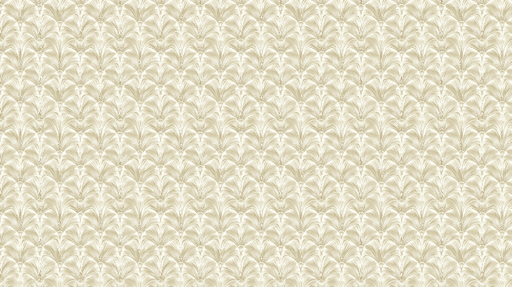 Papier peint motifs élégants Motifs de feuilles stylisées en tons crème