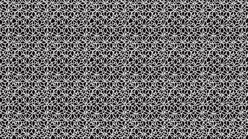 Papier peint motifs floraux Un élégant motif noir et blanc avec des fleurs stylisées