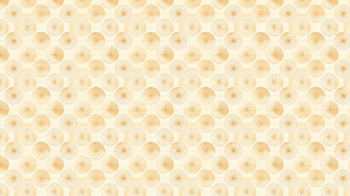 Papier peint motifs géométriques Cercles en dégradé beige et crème
