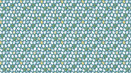 Papier peint motifs ovales Des formes ovales colorées sur fond bleu