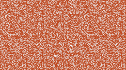 Papier peint motifs texturés Petites taches blanches sur fond terre cuite