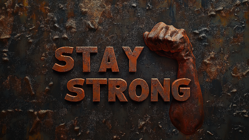 Papier peint motivateur Un visuel inspirant pour rester fort et déterminé