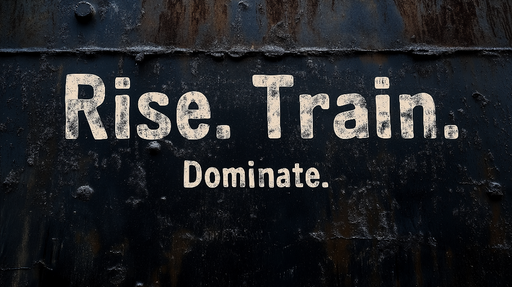 Papier peint motivation fitness Un mantra puissant pour votre espace d'entraînement