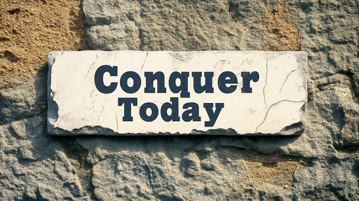 Papier peint motivation Message inspirant pour conquérir chaque jour