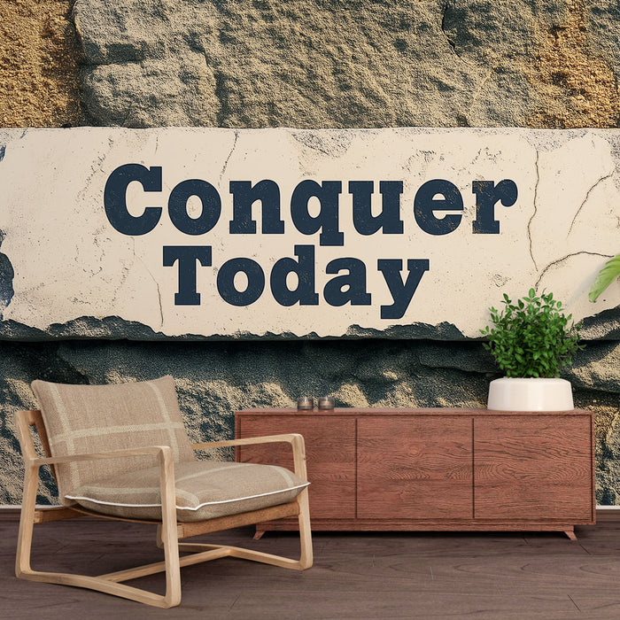 Papier peint motivation | Message inspirant pour conquérir chaque jour