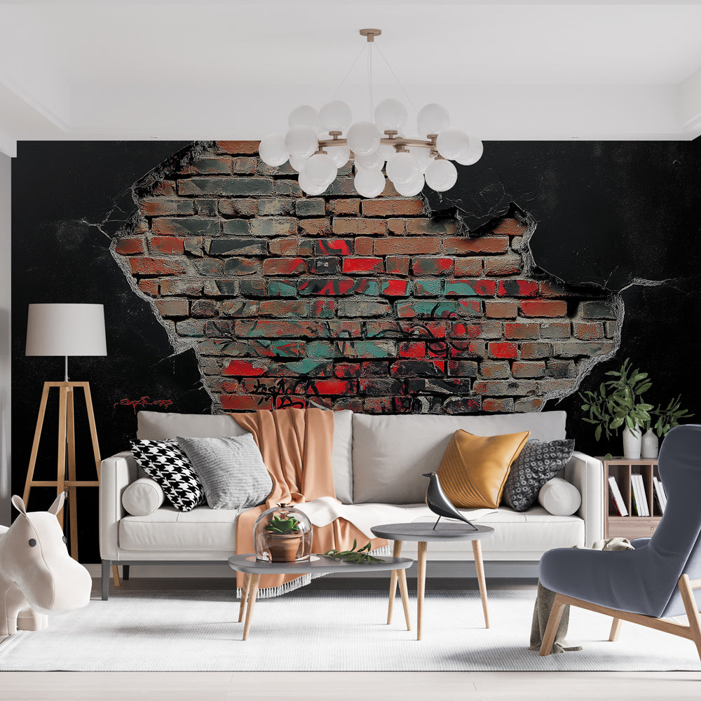 Papier Peint Adhésif 3D Mural Motif I3161 - Autocollant Mural AJ Coco 2024 Pour Salle De Bain