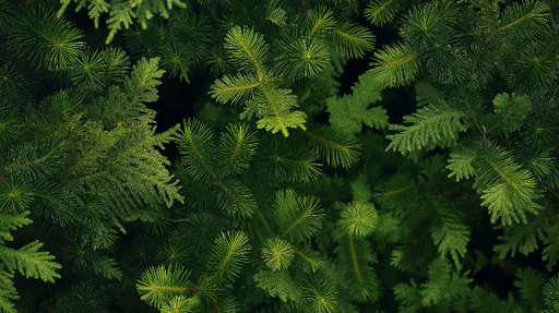 Papier peint mur végétal Motif dense de feuillage vert luxuriant
