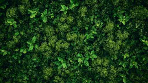 Papier peint mur végétal Tapisserie de feuillage luxuriant