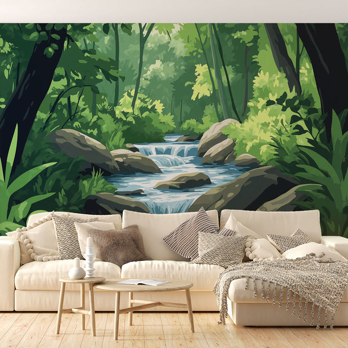 NHSY Tapisserie murale 3D en forme de grotte d'eau de mer à suspendre pour salon, chambre à coucher - 150 x 200 cm NHSY Tapisserie murale 3D en forme de grotte d'eau de mer à suspendre pour salon, chambre à coucher - 150 x 200 cm