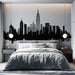 Papier peint silhouette New York monochrome pour chambre moderne