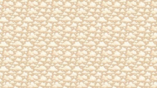 Papier peint nuages Douceur des nuages sur fond beige