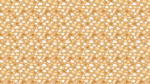 Papier peint nuages Doux nuages souriants sur fond beige