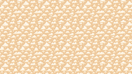 Papier peint nuages Motif de nuages blancs sur fond beige