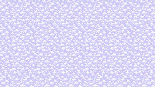 Papier peint nuages Motif de nuages sur fond violet pastel