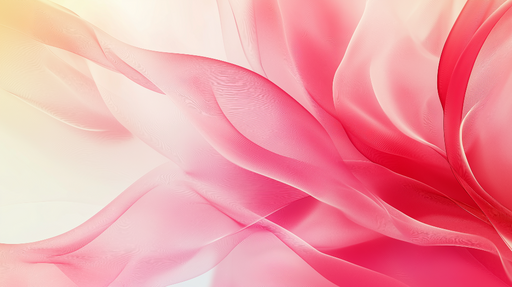 Papier peint ondes rose Fluidité et dégradés doux