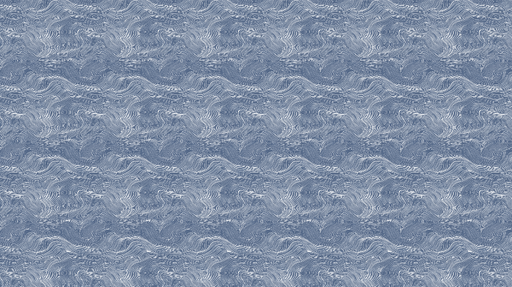 Papier peint ondulant bleu Motif dynamique de vagues en nuances de bleu