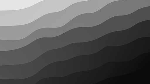 Papier peint ondulations grises Design élégant en dégradé de gris