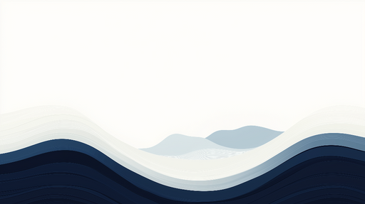 Papier peint ondulations marines Motifs abstraits en bleu et blanc