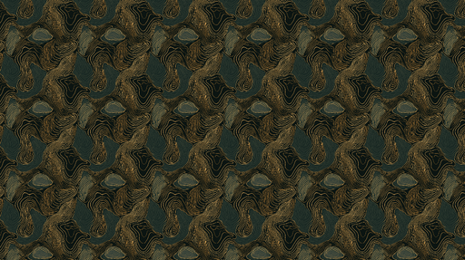 Papier peint ondulations Motifs fluides et élégants en tons riches