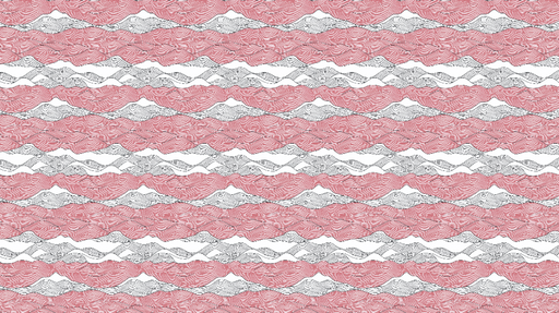 Papier peint ondulations rose et gris Motif ondulé en nuances délicates