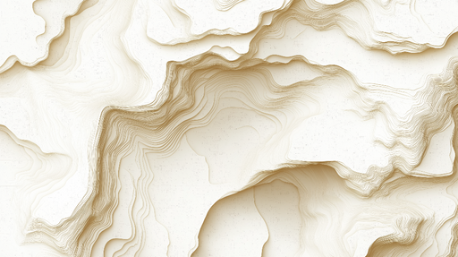 Papier peint ondulé Design minimaliste en tons crème