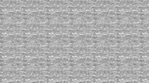 Papier peint ondulé noir et blanc Motif abstrait de vagues en lignes