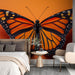 Papier peint papillon élégant avec motif de papillon aux couleurs vives pour décoration murale moderne