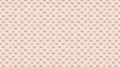 Papier peint papillons et arcs-en-ciel Motifs de papillons roses et d'arcs-en-ciel colorés