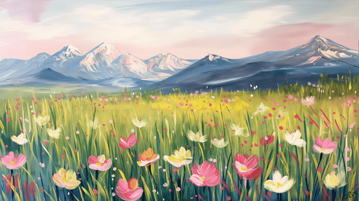 Papier peint pastel Au coeur de la nature sauvage