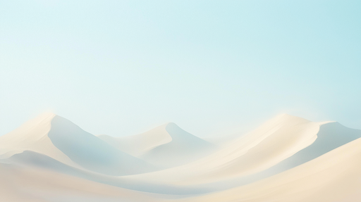 Papier peint paysages de dunes Dunes ondulantes sous un ciel lumineux