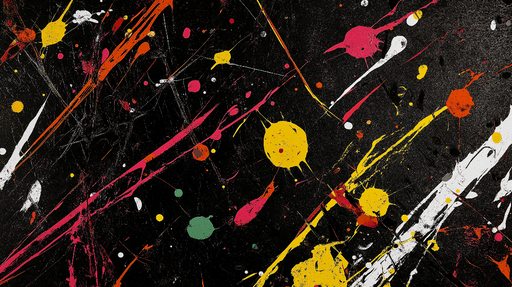 Papier peint peinture abstraite Degradé de couleurs et fond noir