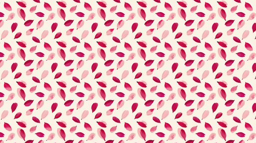 Papier peint pétales Motif délicat de pétales roses et rouges sur fond clair