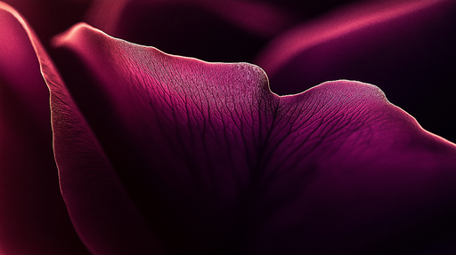 Papier peint pétales violets Texture délicate et nuances lumineuses