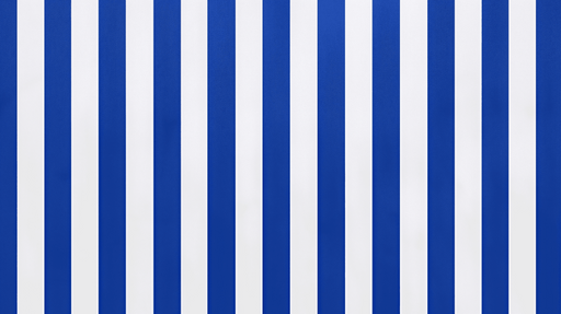 Papier peint petites rayures verticales Bleu royal et blanc