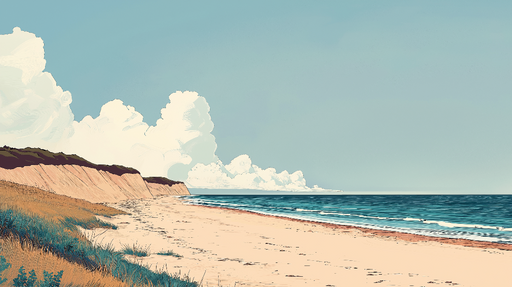 Papier peint plage Détente au bord de l'océan