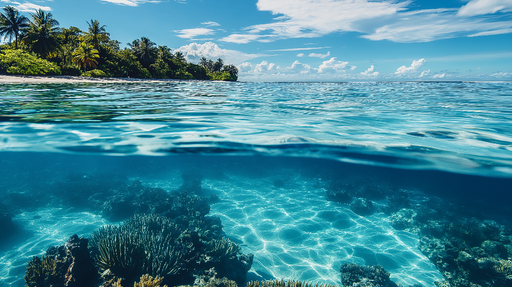 Papier peint plage Paysage Marin Éblouissant