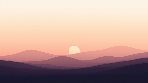 Papier peint prairie Paysage doux aux couleurs pastel