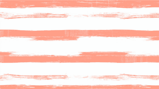 Papier peint rayures horizontales irregulieres Rose corail