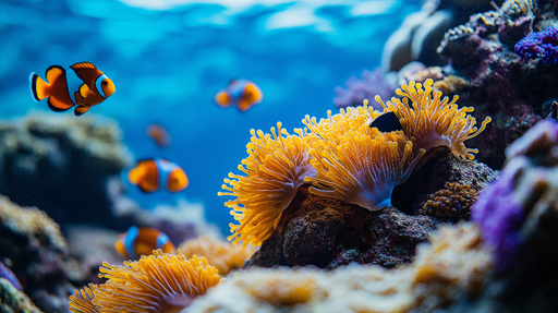 Papier peint récif corallien Émerveillez-vous avec un vibrant écosystème marin