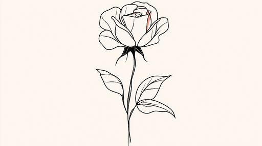 Papier peint rose délicate Illustration élégante avec lignes minimalistes