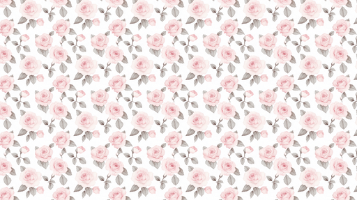 Papier peint roses Fleuries délicates aux teintes douces de rose