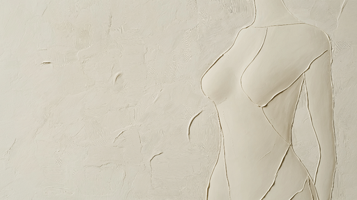 Papier peint sculpture Le corps