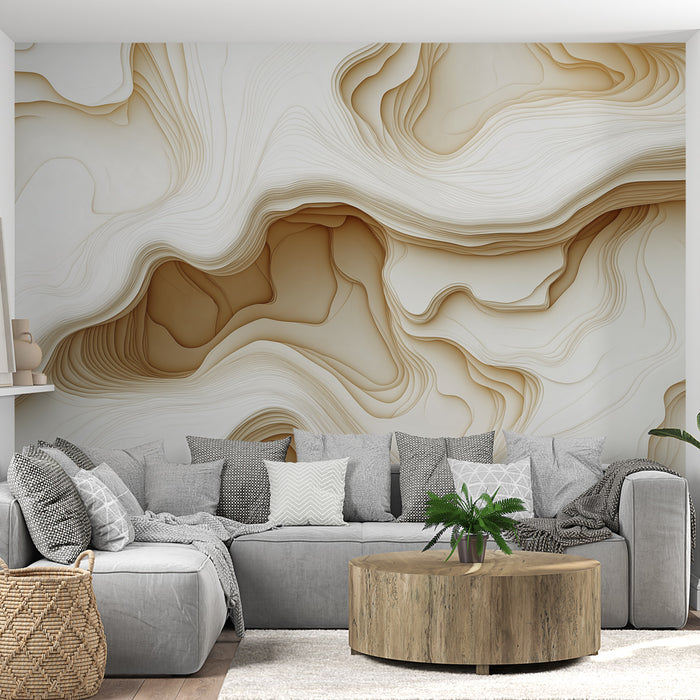Papier peint - SURENHAP - Modèle relief 3D - Tissu non tissé - 0,53 x 9 Papier peint - SURENHAP - Modèle relief 3D - Tissu non tissé - 0,53 x 9