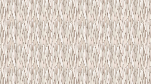 Papier peint tissé Motif de feuilles intercalées en tons neutres