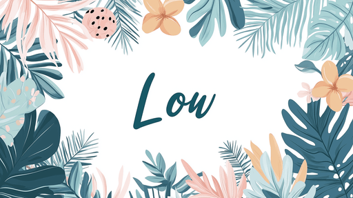 Papier peint tropical Motifs de feuilles et fleurs délicates